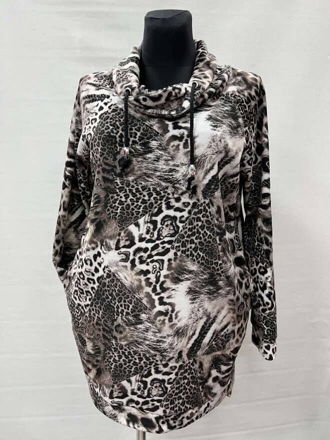 Tunika damskie 3642 1 Kolor  XL-3XL (Towar Ploskie)