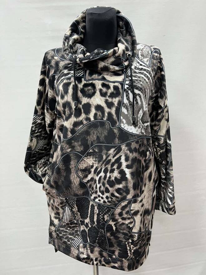 Tunika damskie 3643 1 Kolor  XL-3XL (Towar Ploskie)