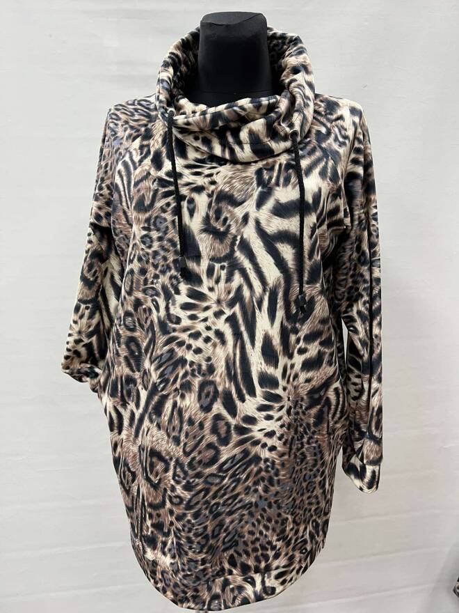 Tunika damskie 3644 1 Kolor  XL-3XL (Towar Ploskie)