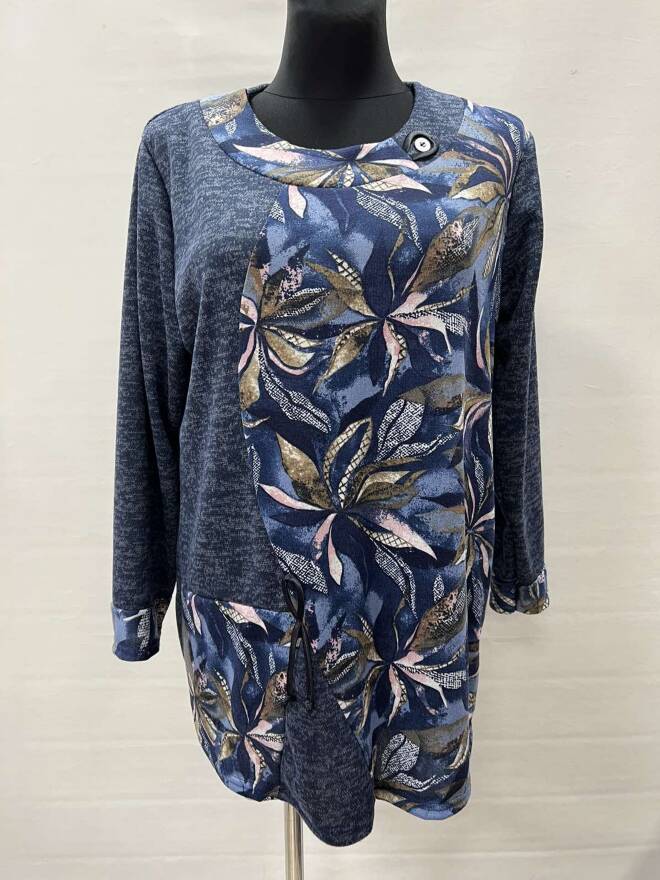 Tunika damskie 3646 1 Kolor  52-56 (Towar Ploskie)