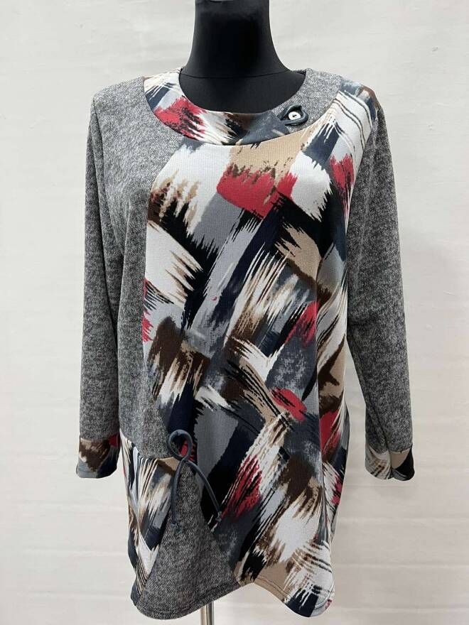 Tunika damskie 3649 1 Kolor  52-56 (Towar Ploskie)