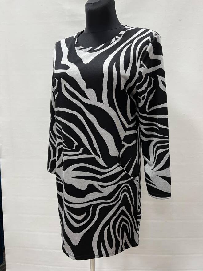 Tunika damskie 3651 1 Kolor  L-2XL (Towar Ploskie)