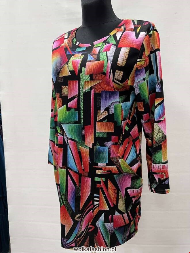 Tunika damskie 3652 1 Kolor  L-2XL (Towar Ploskie) 1