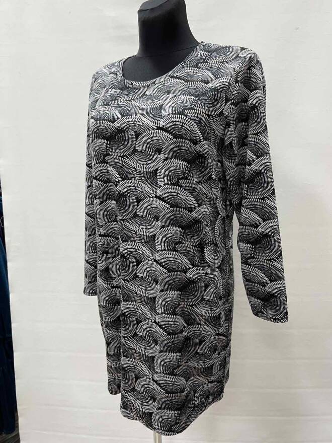 Tunika damskie 3653 1 Kolor  L-2XL (Towar Ploskie)