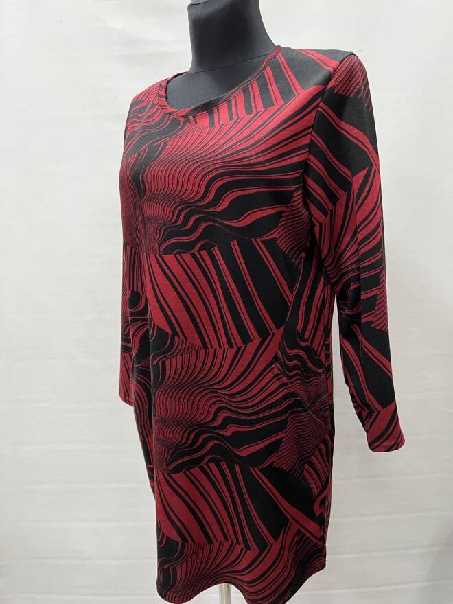Tunika damskie 3655 1 Kolor  L-2XL (Towar Ploskie) 1