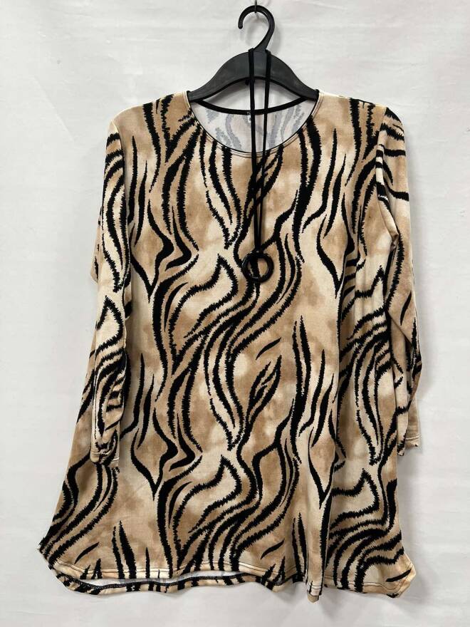 Tunika damskie 3671 1 Kolor  48-54 (Towar Ploskie)