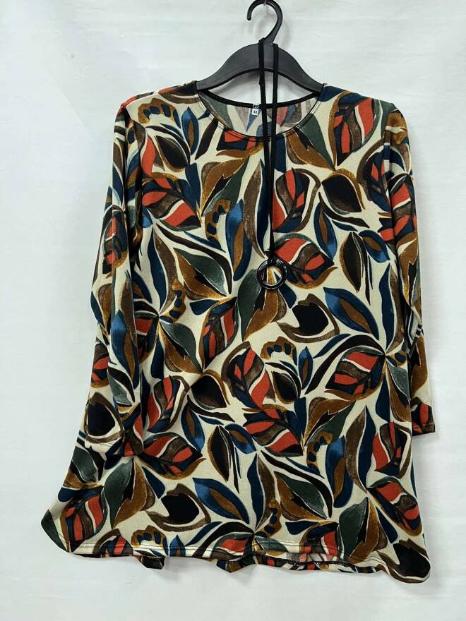 Tunika damskie 3675 1 Kolor  48-54 (Towar Ploskie)