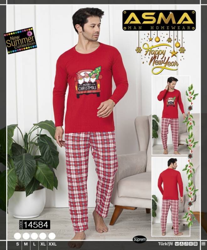 Piżama męskie 14584 MIX KOLOR  S-2XL (Towar Tureckie) 1