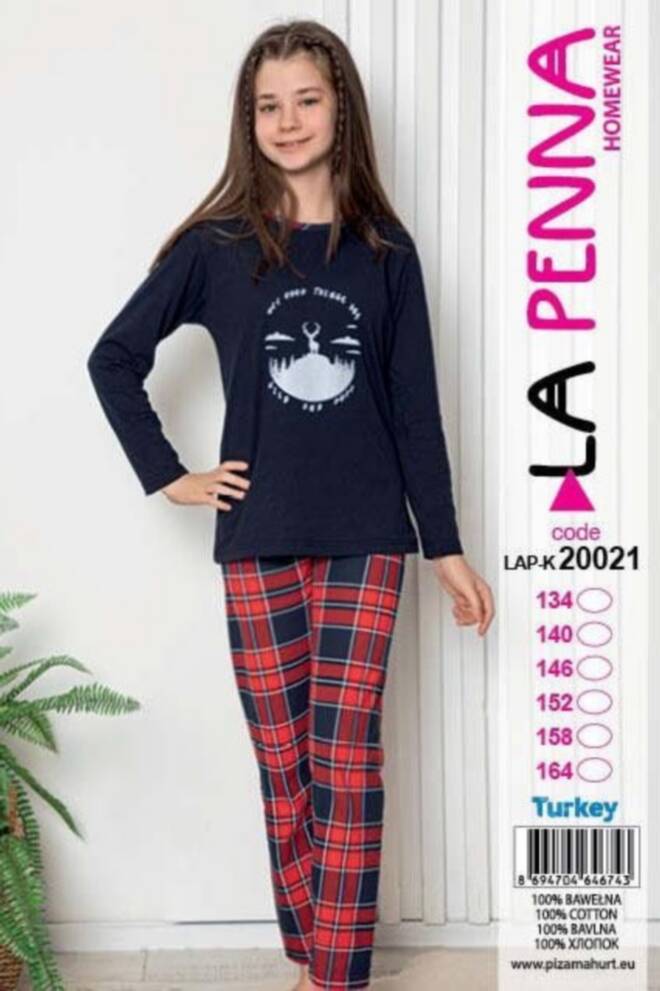 Piżama dziewczęce K20021 MIX KOLOR  134-164 (Towar Tureckie) 1
