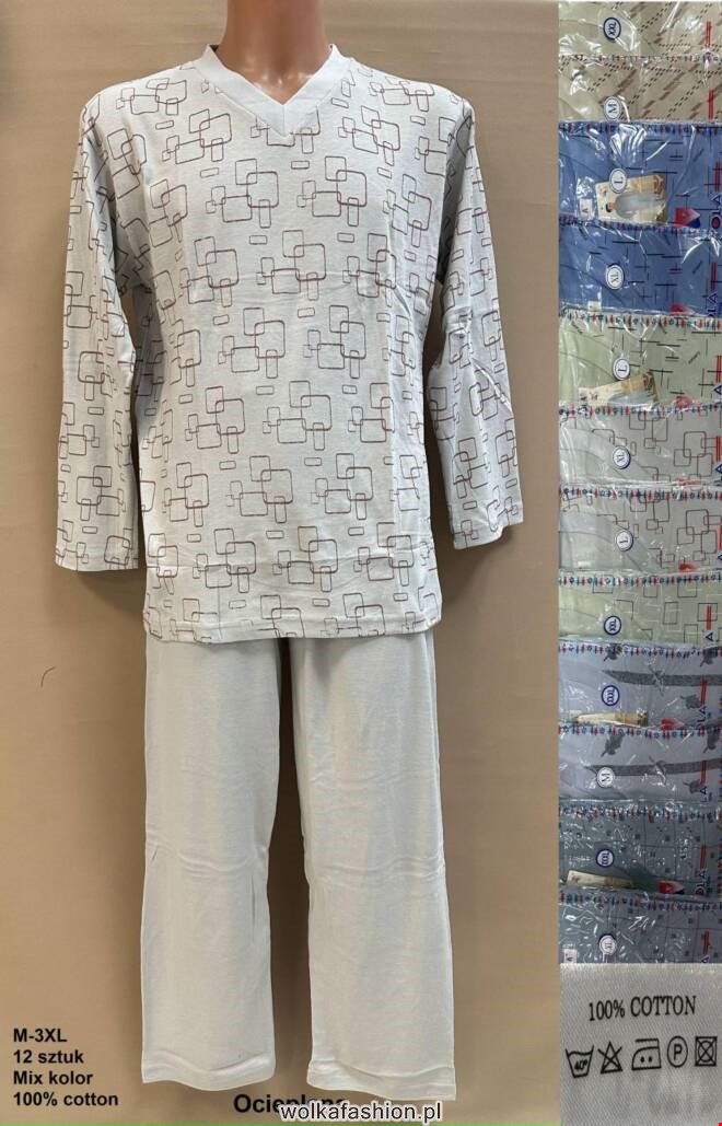 Piżama męskie  3694 MIX KOLOR  M-3XL 1