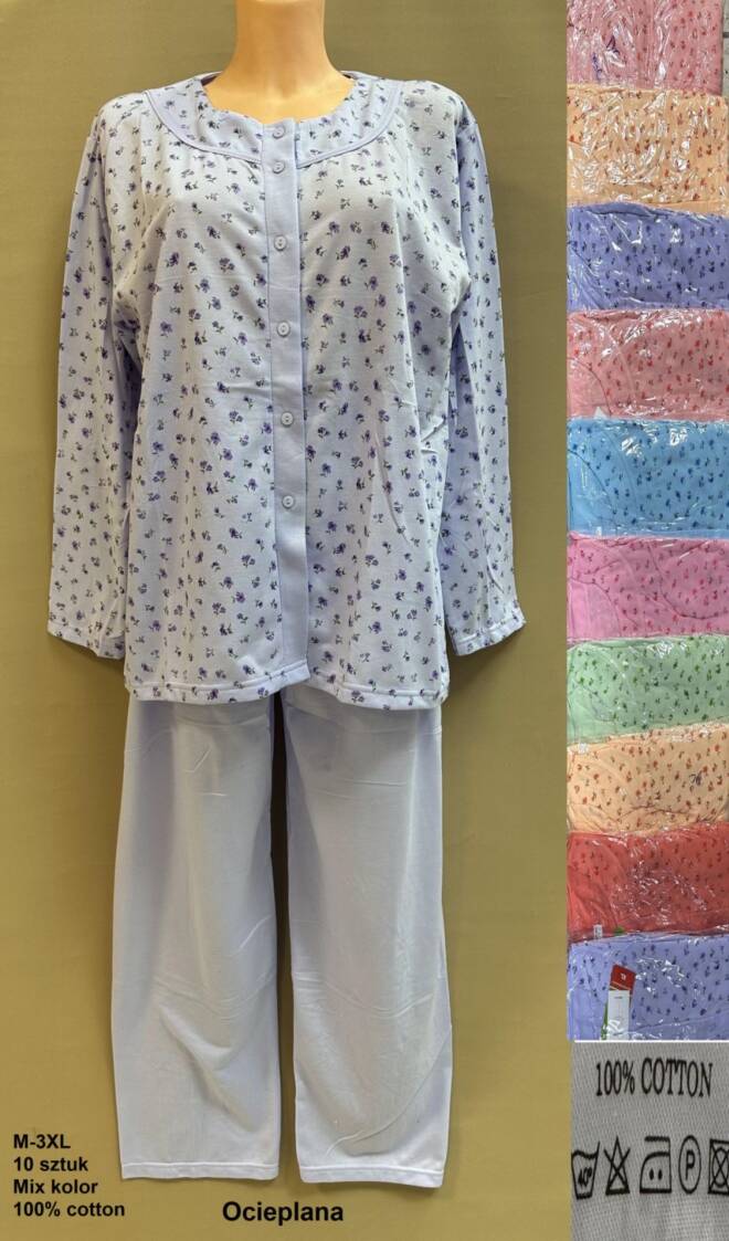 Piżama damskie 3698 MIX KOLOR  M-3XL 1