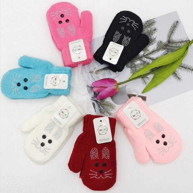 Rękawiczki dziecięce 3701 Mix KOLOR  Standard