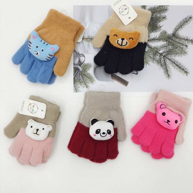 Rękawiczki dziecięce 3706 Mix KOLOR  Standard