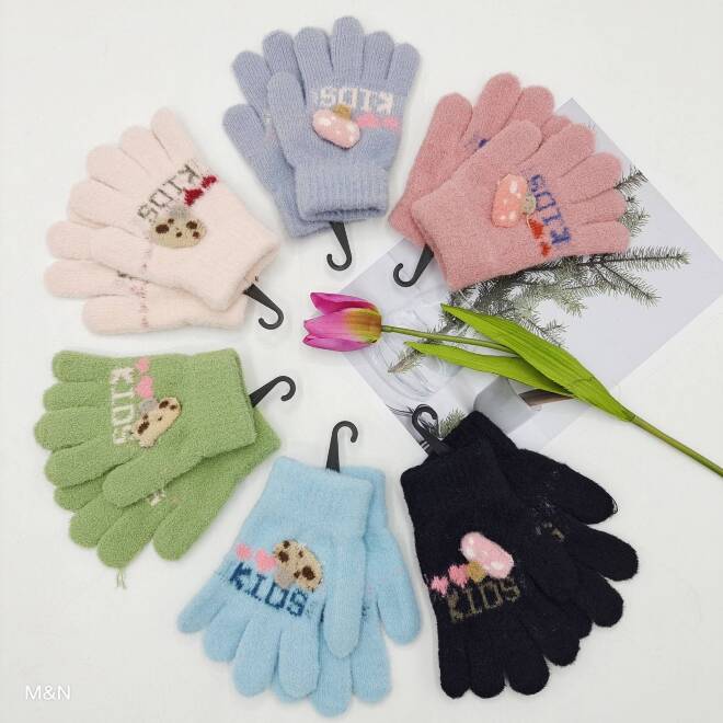 Rękawiczki dziecięce 3708 Mix KOLOR  Standard