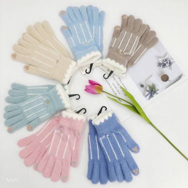 Rękawiczki damskie 3720 Mix KOLOR  Standard 1