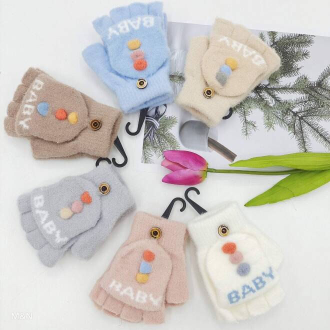 Rękawiczki dziecięce 3729 Mix KOLOR  Standard