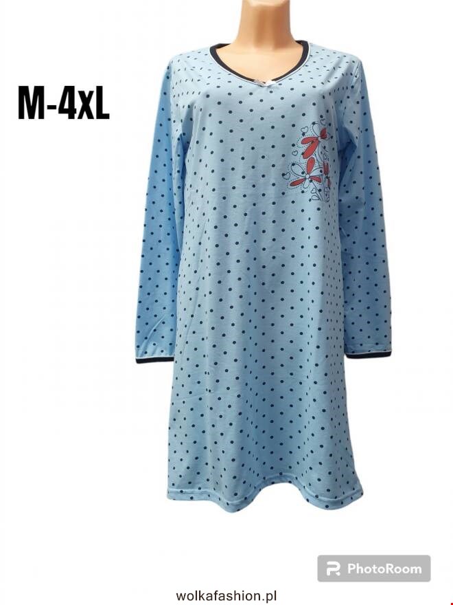 Koszula nocna damskie 3734 MIX KOLOR  M-4XL (Towar Tureckie)