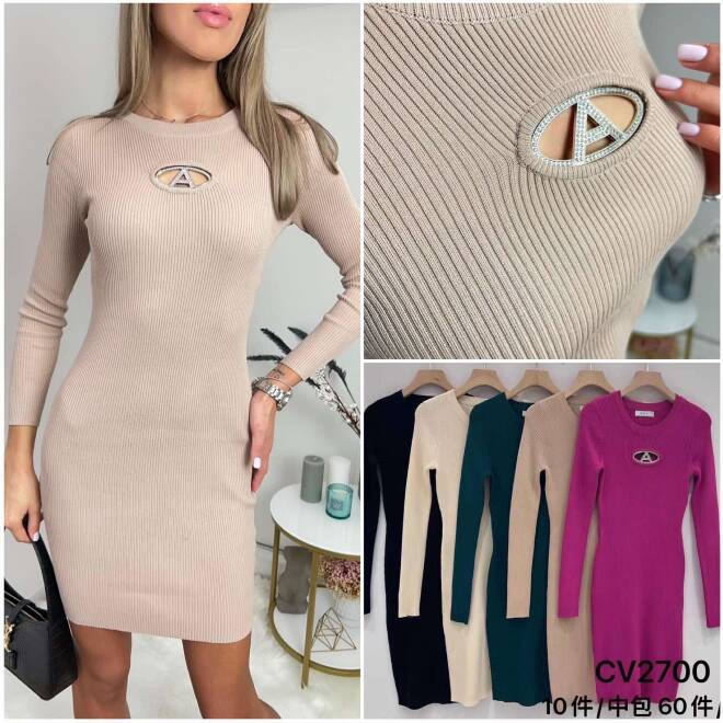 Sukienka damskie CV2700 Mix KOLOR  Standard