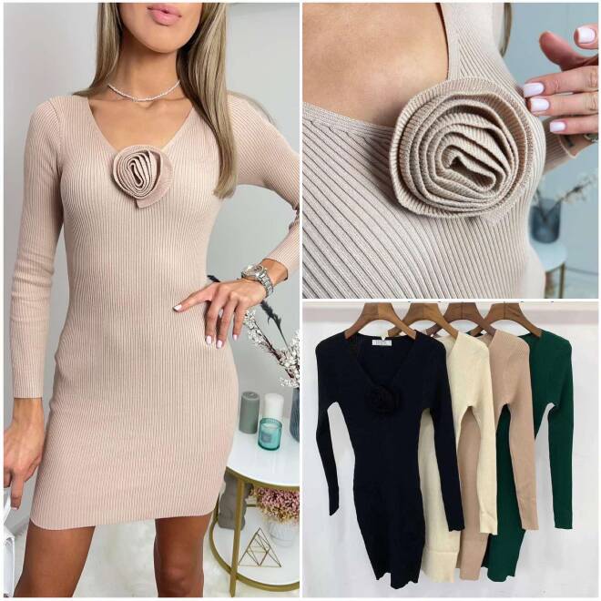 Sukienka damskie 3771 Mix KOLOR  Standard