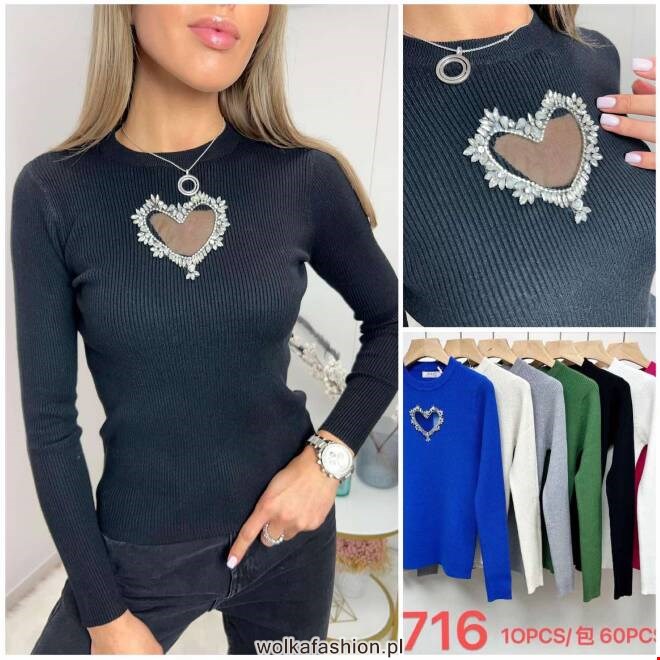 Sweter damskie 716 Mix KOLOR  Standard 1
