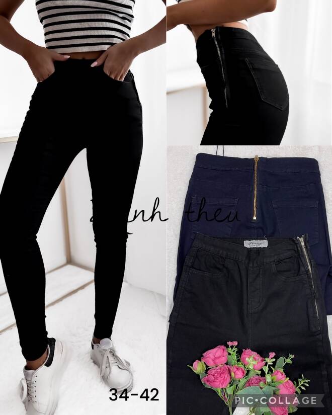 Jeansy damskie 3794 1 kolor  34-42