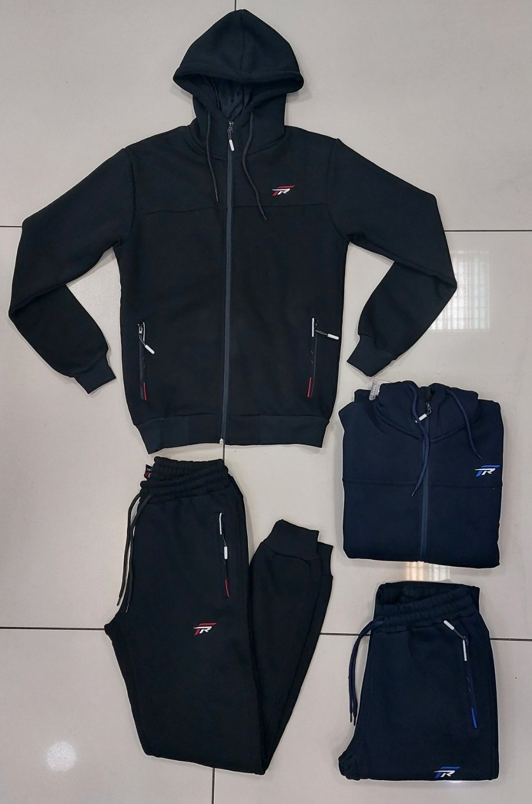 Komplet męskie 3801 1 kolor  M- 2XL 1