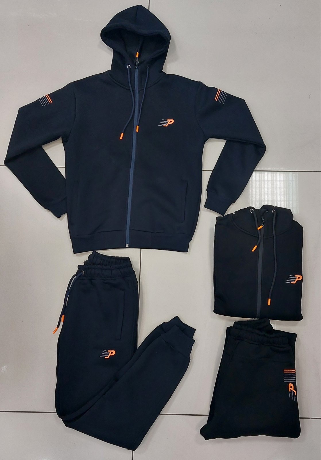 Komplet męskie 3802 1 kolor  M- 2XL 1