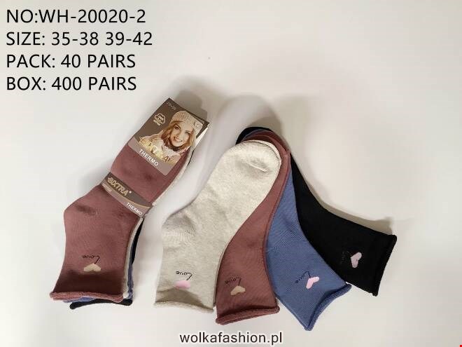 Skarpety damskie 20020-2 Mix KOLOR  35-42 1