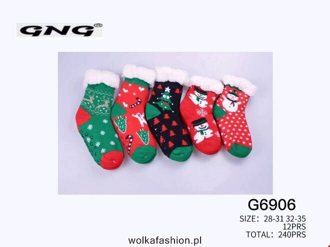 Kapcie-skarpety dziecięce G6906 Mix KOLOR  28-35 1