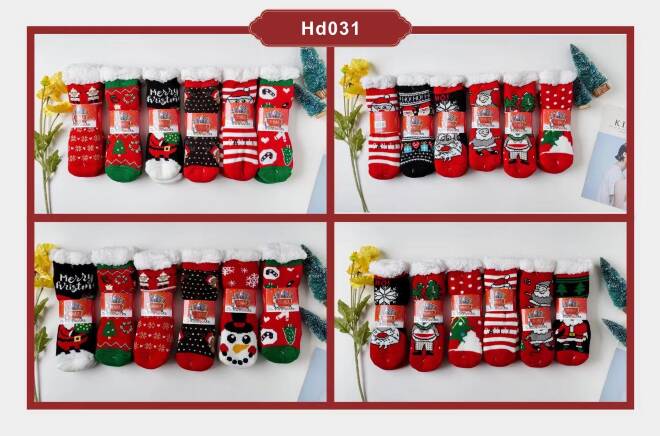 Kapcie-skarpety dziecięce HD031 Mix KOLOR  28-35 1