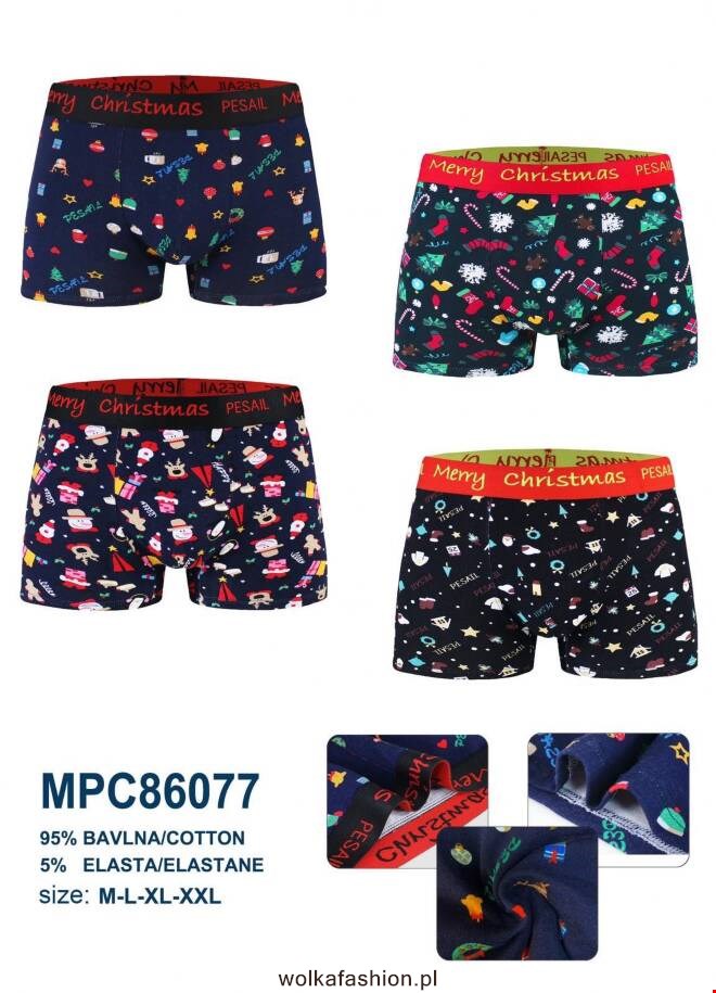 Bokserki męskie 86077 Mix KOLOR  M-2XL 1