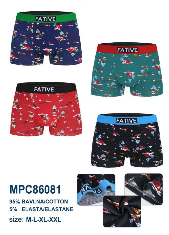 Bokserki męskie 86081 Mix KOLOR  M-2XL 1