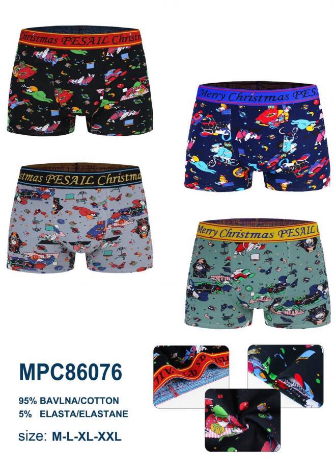 Bokserki męskie 86076 Mix KOLOR  M-2XL 1