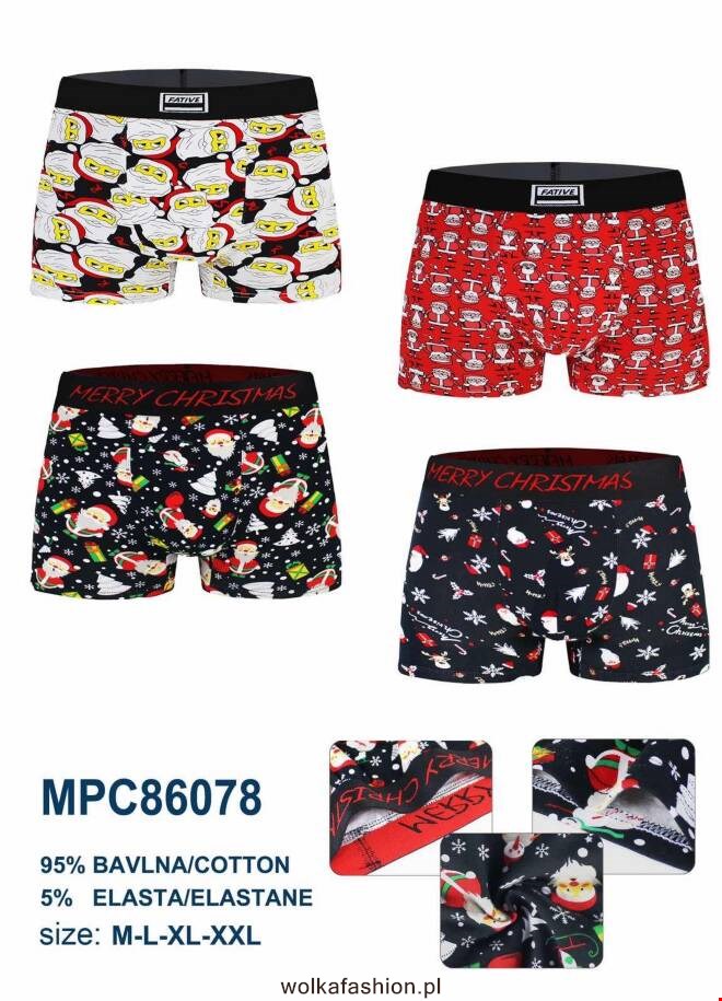 Bokserki męskie 86078 Mix KOLOR  M-2XL 1