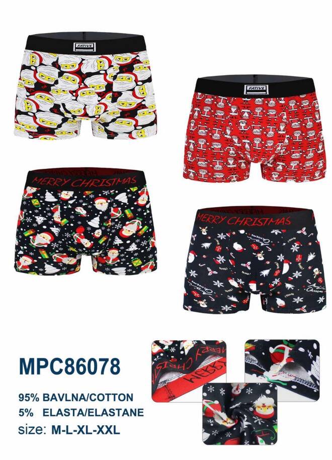 Bokserki męskie 86078 Mix KOLOR  M-2XL