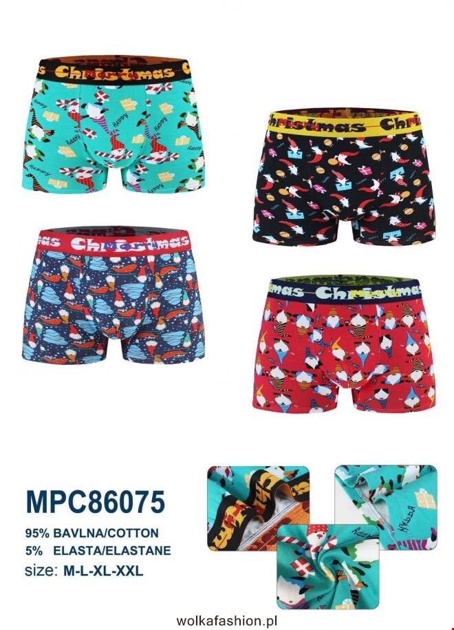 Bokserki męskie 86075 Mix KOLOR  M-2XL 1