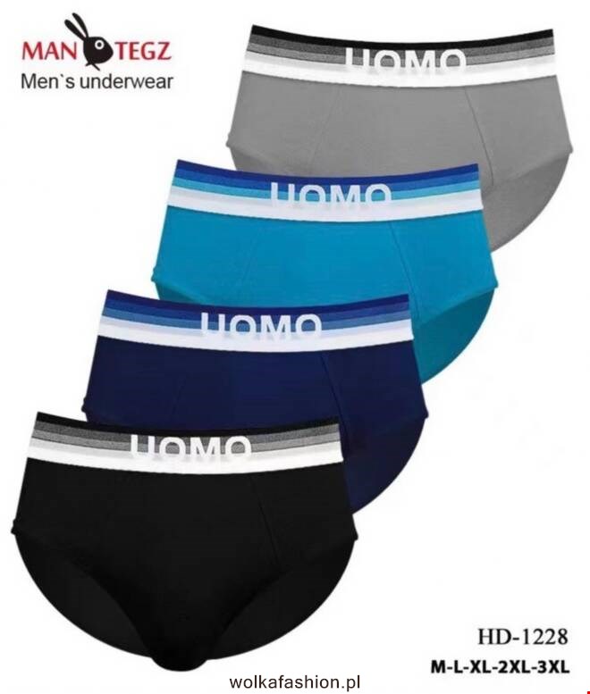 Slipy męskie HD-1228 Mix KOLOR  M-3XL
