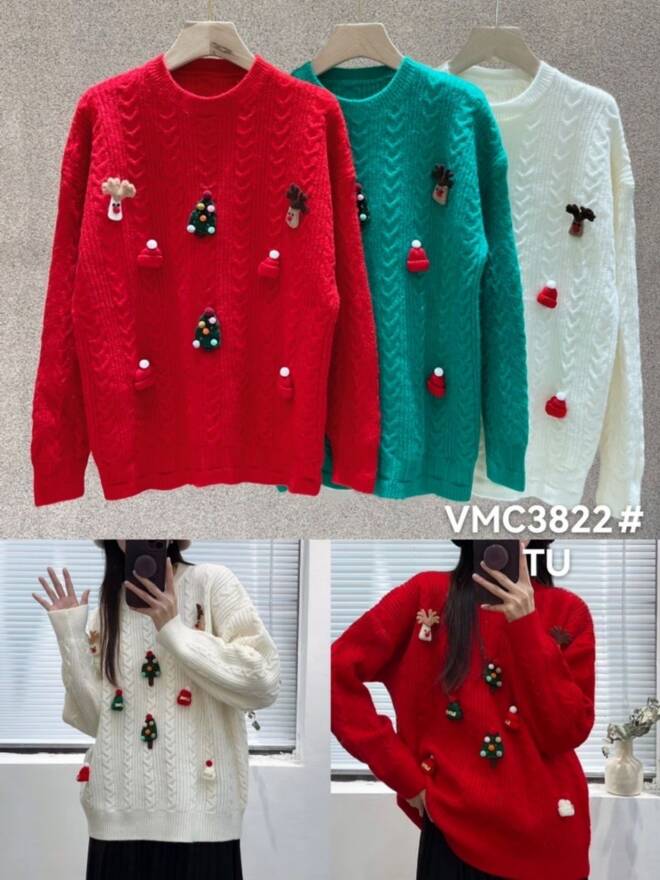 Sweter damskie VMC3822 MIX KOLOR  Standard 1