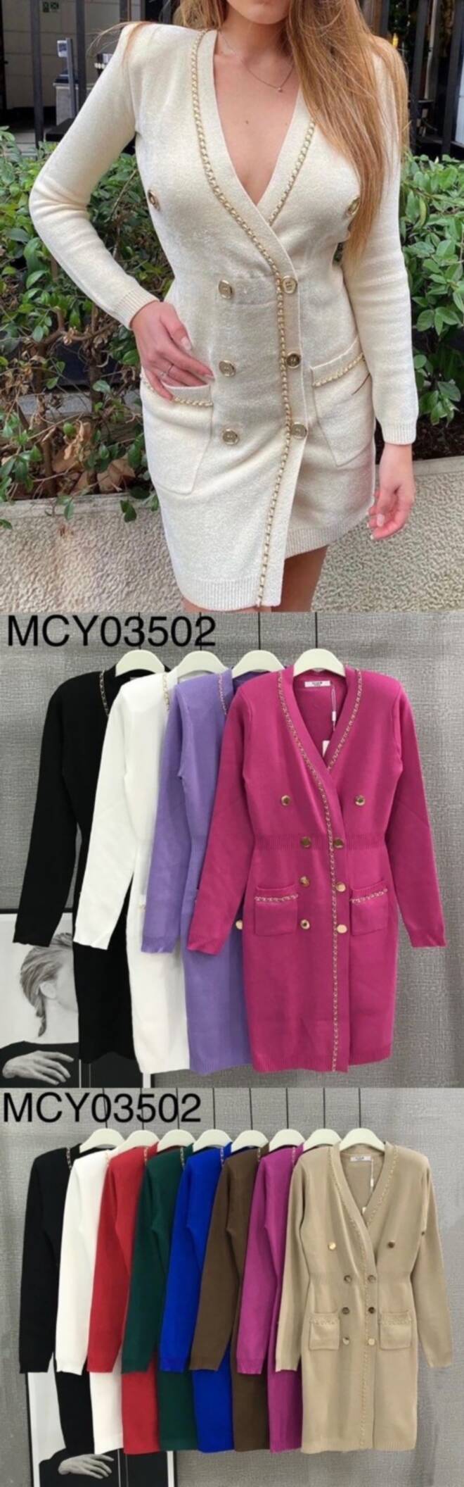 Sukienka damskie MCY03502 MIX KOLOR  Standard