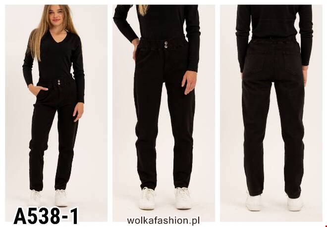 Spodnie damskie A538-1 1 kolor  34-42 1