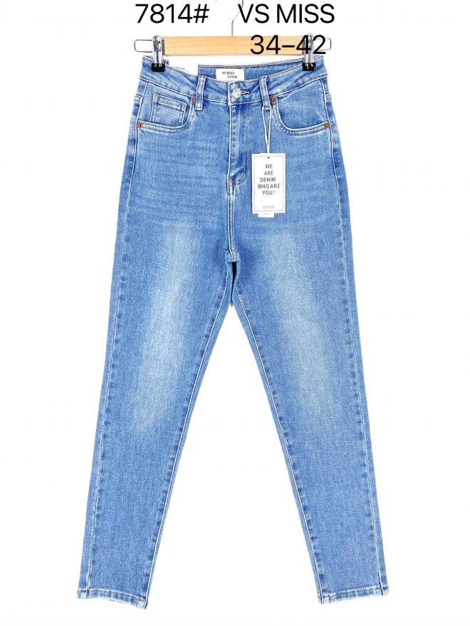 Jeansy damskie 7814 1 kolor  34-42 1