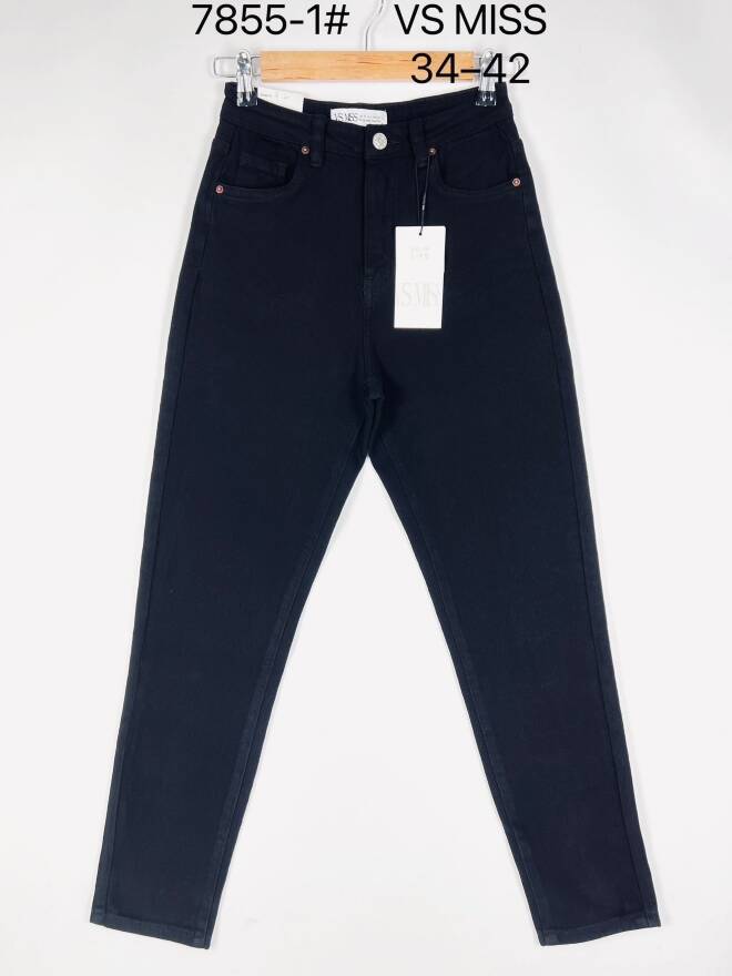 Jeansy damskie 7855-1 1 kolor  34-42 1
