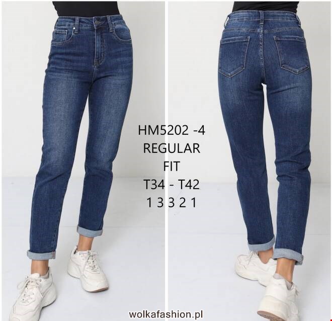 Jeansy damskie HM5202-4 1 kolor  34-42 1