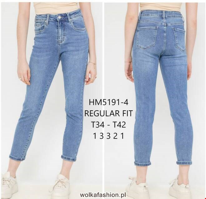 Jeansy damskie HM5191-4 1 kolor  34-42 1
