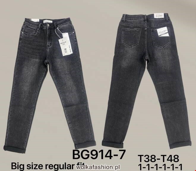 Jeansy damskie BG914-7 1 kolor  38-48 1