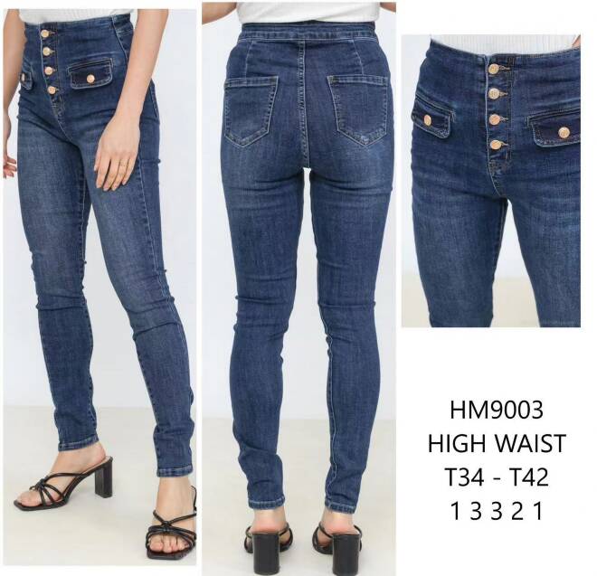 Jeansy damskie HM9003 1 kolor  34-42