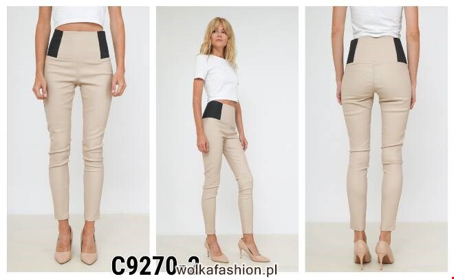 Spodnie z eko-skóry damskie C9270-2 1 kolor  34-42 1