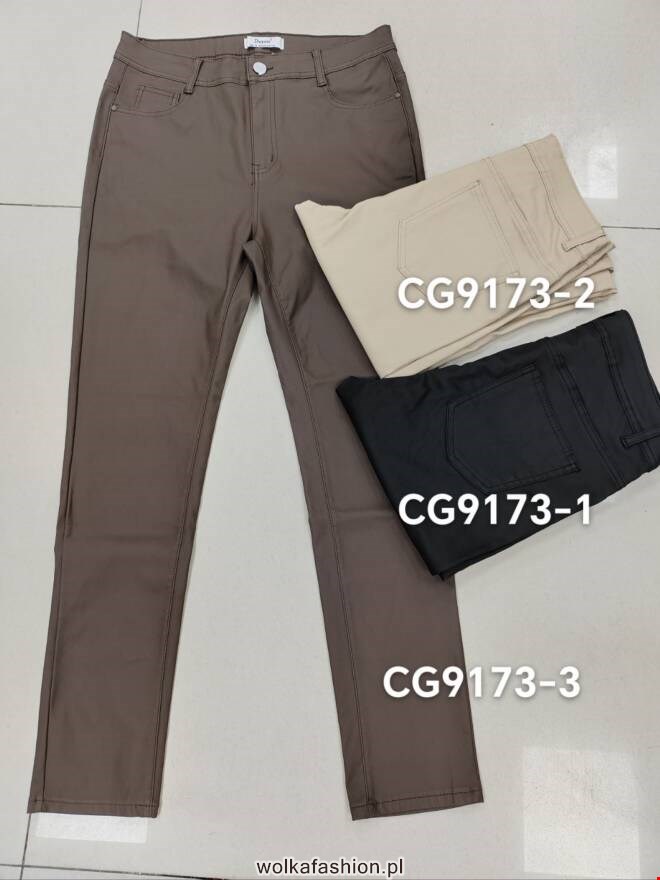 Spodnie z eko-skóry damskie CG9173 1 kolor  34-42 1