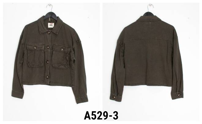 Kurtka Jeansowe damskie A529-3 1 kolor  XS-XL 1