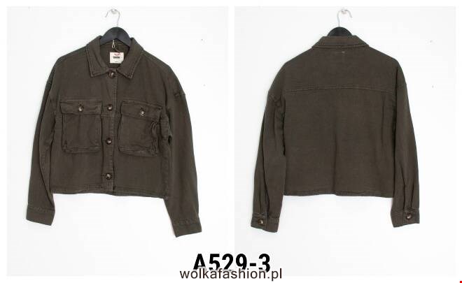 Kurtka Jeansowe damskie A529-3 1 kolor  XS-XL 1